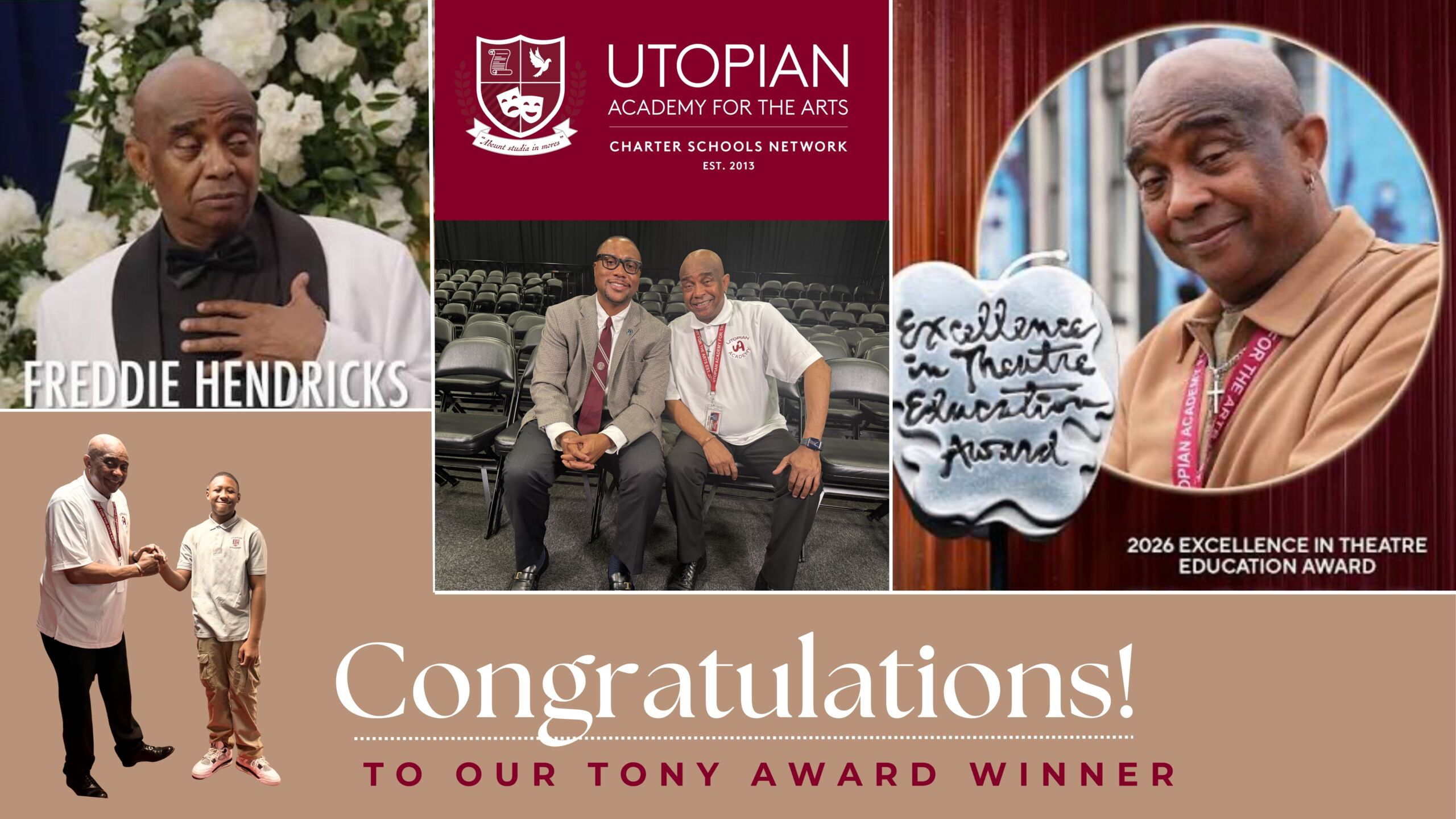 Congratulations Freddie Hendricks - Tony Award Winner